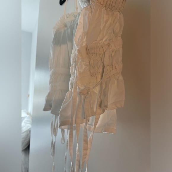 FREE PEOPLE shirred/ tied Gabby top - Picture 6 of 6